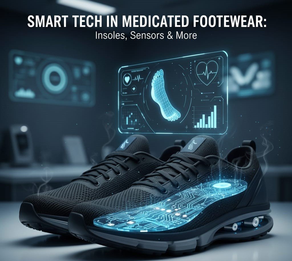 Smart Tech in Medicated Footwear: Insoles, Sensors &…